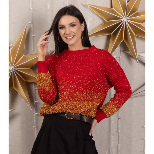 Gemre Red-Gold Warm Sweater Raiha Cene