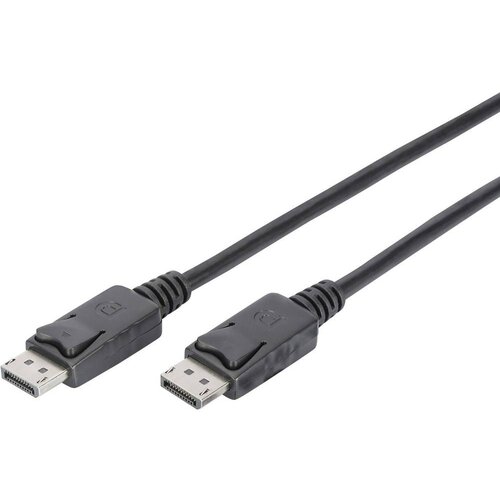 Digitus DisplayPort Priključni kabel [1x Mu&amp;scaron;ki konektor DisplayPort - 1x Mu&amp;scaron;ki konektor DisplayPort] 2 m Crna Slike