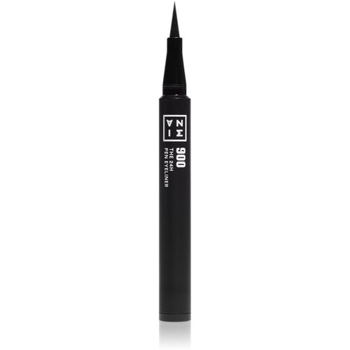 3INA The 24H Pen Eyeliner Mini dolgoobstojno črtalo za oči odtenek 900 - Black 0,6 ml Slike