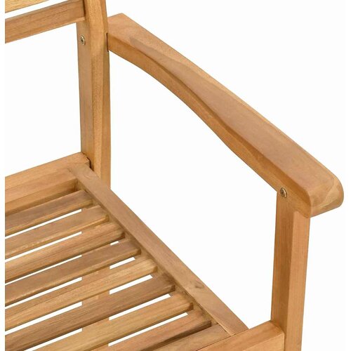  Stolica 4 pcs Smeđa 56 x 55 x 90.5 cm Čvrsto teak drvo Slike