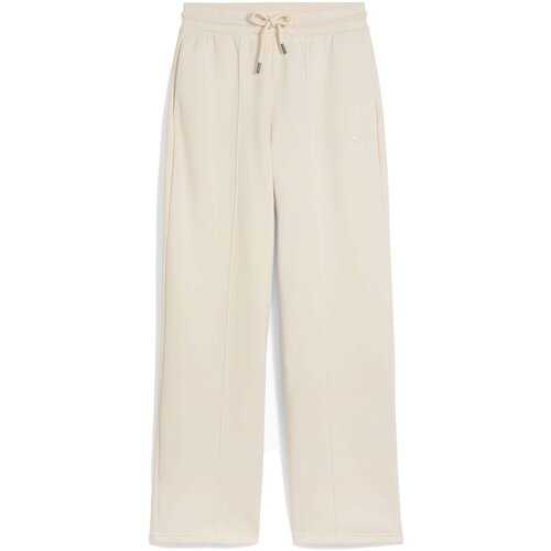 Puma Spodnji deli trenirke Class Comfort Pinnacle High-Waist Straight Pa Bela Slike