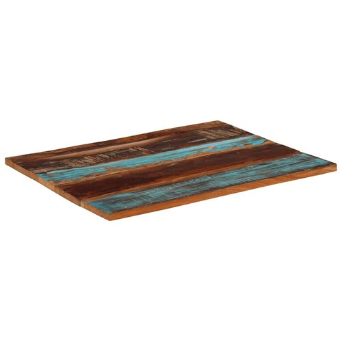  Pravokutna stolna ploča 70 x 90 cm 25 - 27 mm obnovljeno drvo Slike