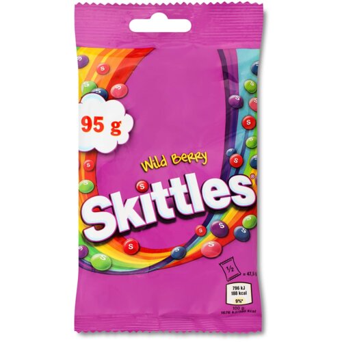 Skittles bombone wild berry 95g Slike