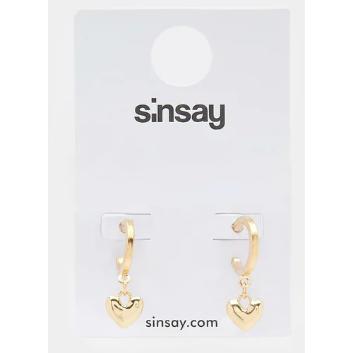Sinsay earrings - zlata