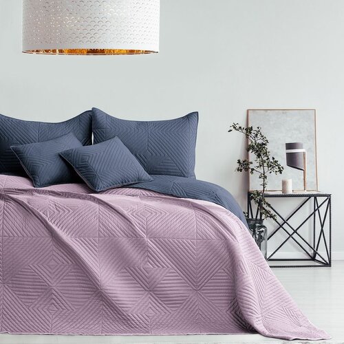AmeliaHome Prekrivač Softa 170x210 cm, grafitna / lila Cijene