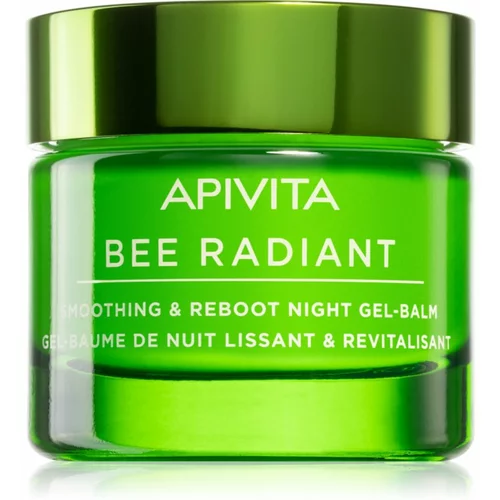 Apivita Bee Radiant noćni gel-balzam za detoksikaciju i zaglađivanje 50 ml