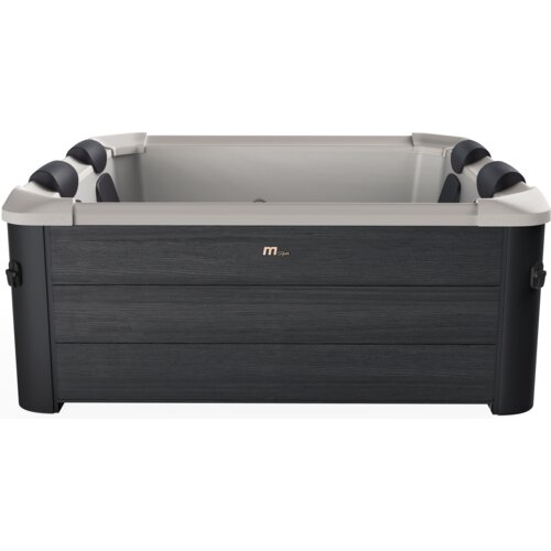 MSpa Whirlpool OSLO Square Jet+Bubble Spa 160 x 160 x 65 cm - 6 Personen - 1 set Slike