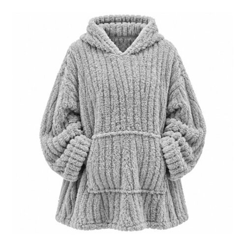DEKOR DOM pončo sherpa - grey ( 025872 ) Cene