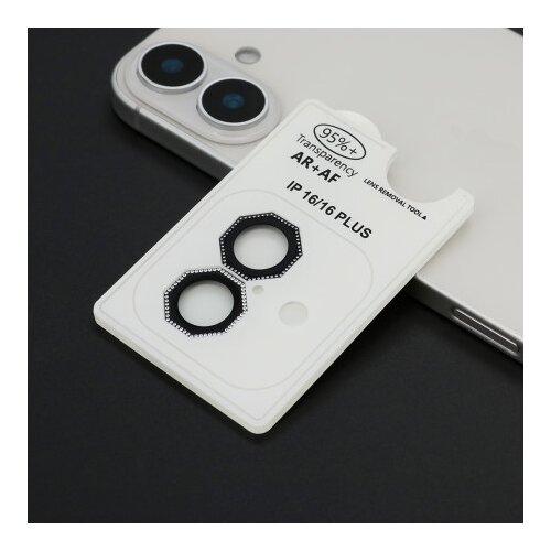  Zaštita za kameru octagon diamond za iphone 16 (6.1)/16 plus (6.7) crna ( FL11444 ) Cene