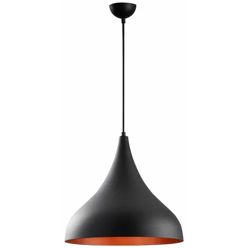 Opviq lights Crna viseća svjetiljka s metalnim sjenilom ø 41 cm Berceste –