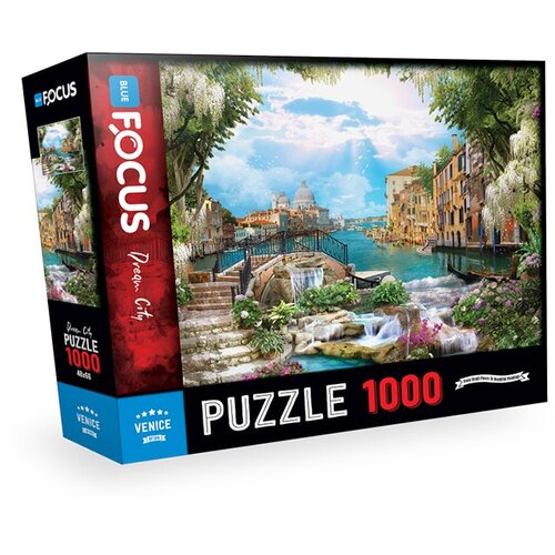 Puzzle 1000 pcs old street and arch flower ( 108/22879 ) Slike