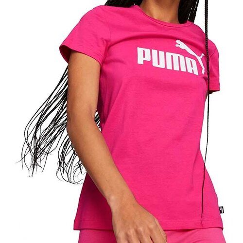 Puma Ženska majica ESS Logo Tee Ružičasta Slike
