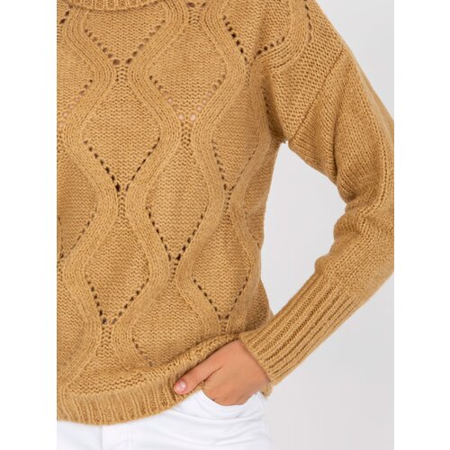 RUE PARIS Sweater-LC-SW-3019.05P-camel Cene