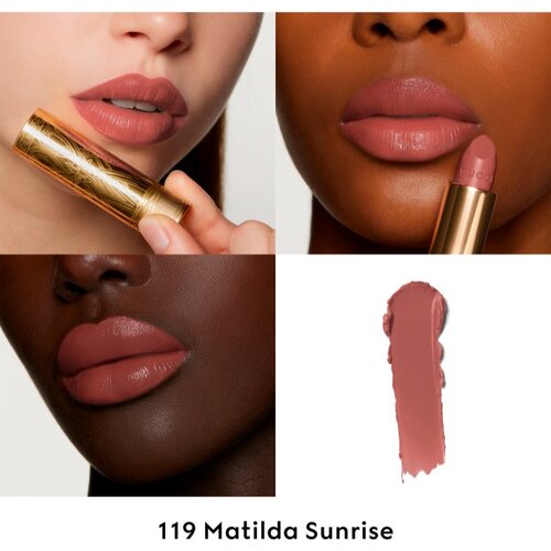 Gucci Beauty Rouge &amp;agrave; L&amp;egrave;vres Satin Lipstick satenasti ruž za usne nijansa 119 Matilda Sunrise 3.5 g Slike