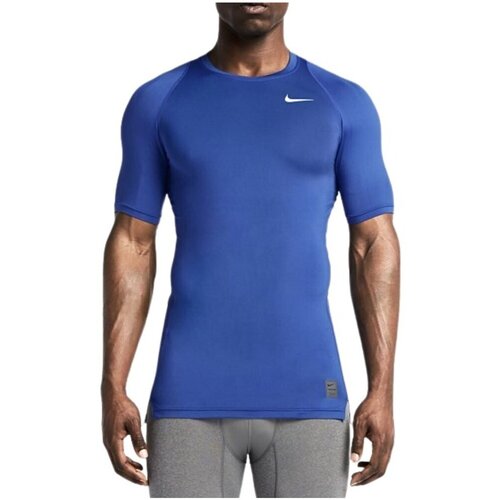 Nike Majice s kratkimi rokavi Cool Comp Modra Cene