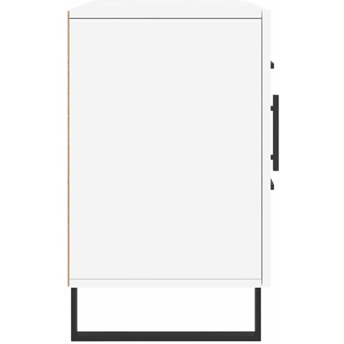  Komoda bijela 100x36x60 cm od konstruiranog drva Slike