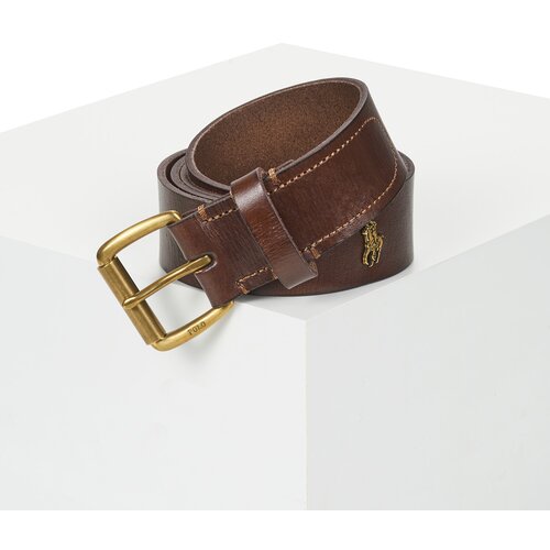 Polo Ralph Lauren Pasovi RGD CHRM BT-CASUAL-TUMBLED LEATHER Kostanjeva Cene
