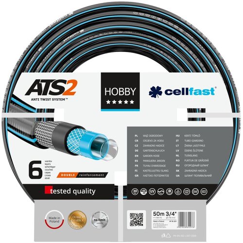 Cellfast Crijevo za zalijevanje HOBBY ATS2" 3/4" 50 m Cijene