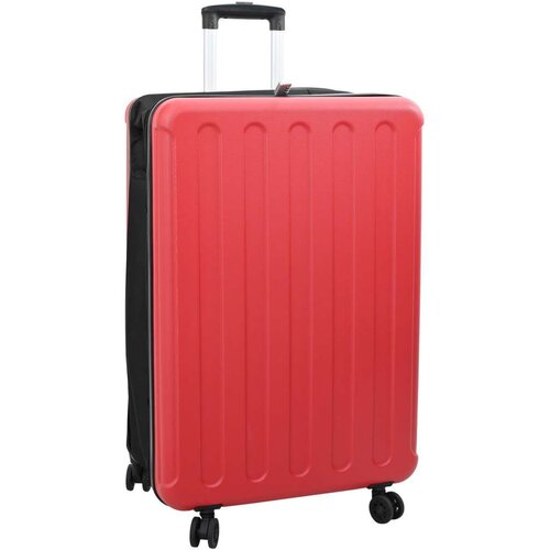 VidaXL zložljiv kovček trdo lupino 28&amp;#039;&amp;#039; rdeč 50x30x76 cm ABS Slike