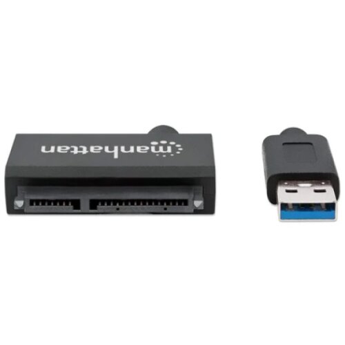 Manhattan trdi diski/SSD adapter [1x USB 3.2 gen. 1 vtič A (USB 3.0) - 1x kombiniran mo&scaron;ki konektor SATA\, 15 + 7 polov] 0.15 m, (20430106) Cene