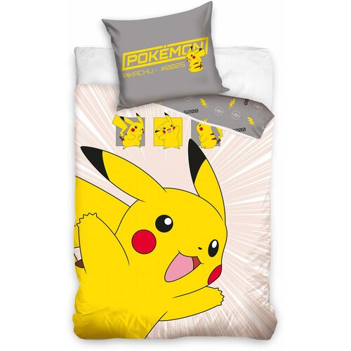 Pokemon OTROŠKA POSTELJNINA 140/200 cm tkanina Cene