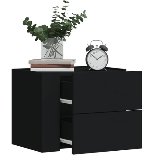 vidaXL Zidni noćni ormarići 2 kom crni 45 x 30 x 35 cm Cijene