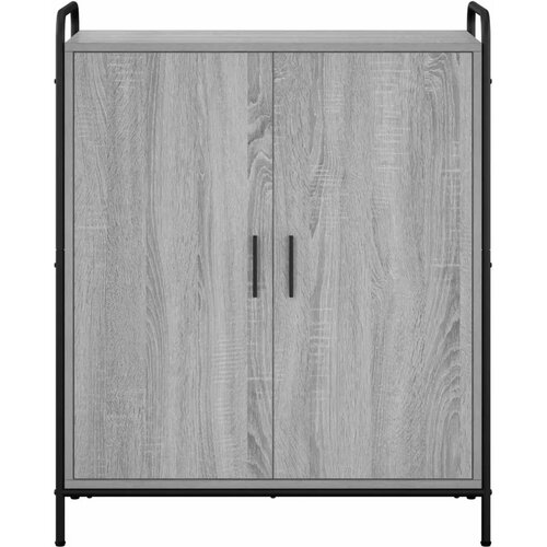  Ormar za cipele 76 x 36 5 x 93 cm Konstruirano drvo Siva Sonoma - Siva Sonoma 76 x 36 5 x 93 cm 4 etaže s vratima Slike