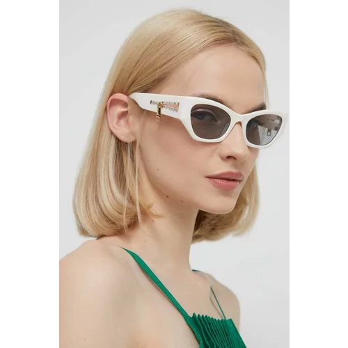 Moschino Sončna očala ženski, bela barva