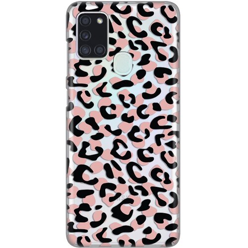  Silikonska maska za Samsung A217F Galaxy A21s Animal Print Skin providna Cene