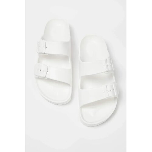 Trendyol Shoes ženske papuče Takss25Te00065, bele Cene