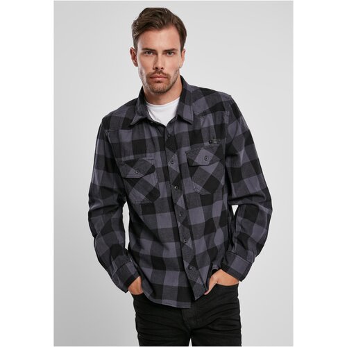 Brandit Plaid shirt black/grey Slike