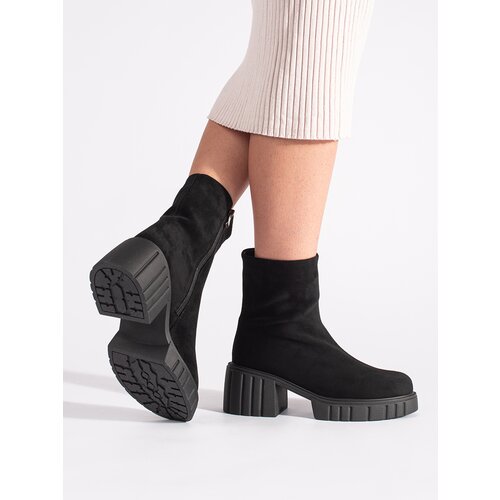 GOODIN Women&amp;#039;s black platform ankle boots Slike