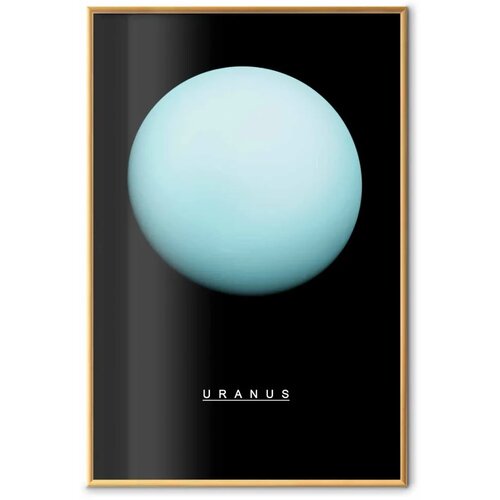  Plakat - Uranus 29.7x42 Zlatni okvir Cene