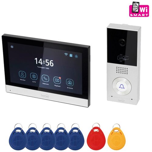 Home Žični video interfon, 7" zaslon, AHD kamera, RFID, IP65 - DPV SMART Cijene