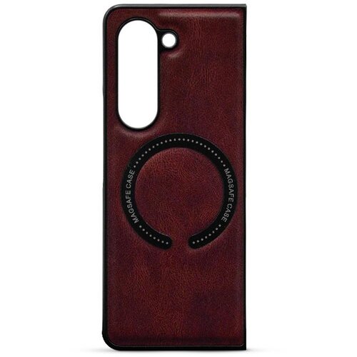  Maska za telefon MAGSAFE LEATHER CASE za Samsung Z FOLD 5, Bordo Cene