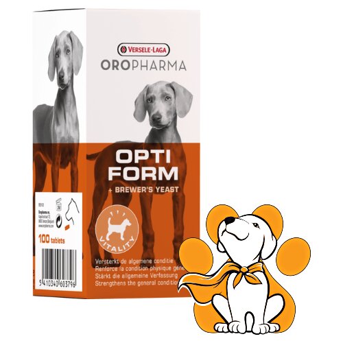 Oropharma Opti Form 100tbl, Dijetetski Suplement Namenjen Psima Cene