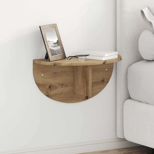  Polica na zidu Zidne 2 pcs Umjetnički hrast 38 x 19 x 19 cm Cene