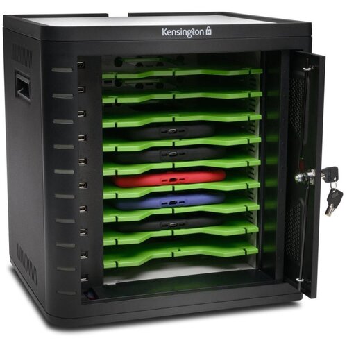  Polnilna omara kensington za tablične računalnike charge & sync cabinet k67862eu KENSINGTON Cene