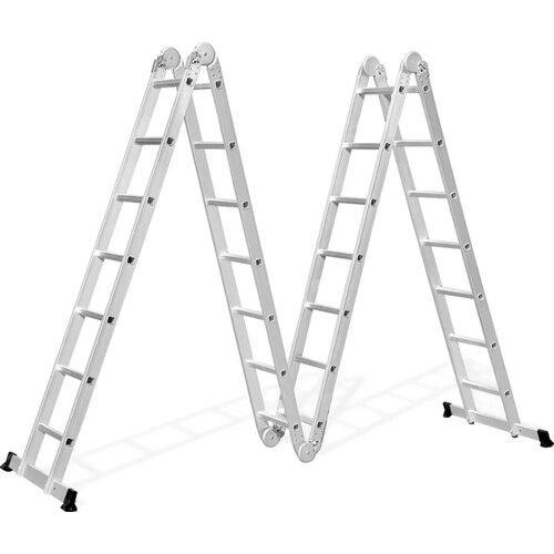 ATON aluminijumske vi&scaron;enamenske merdevine 4x7 3.88m ATN-DLM807 Cene