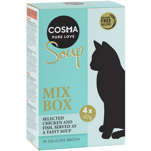 Cosma 4 x 40 g Soup poskusno pakiranje - Miks 1 (4 vrste) Cene