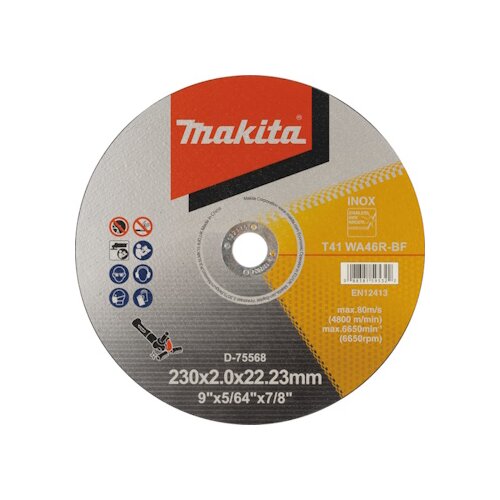 Makita tanka rezna ploča za inox 230x2x22.23mm D-75568 Cene