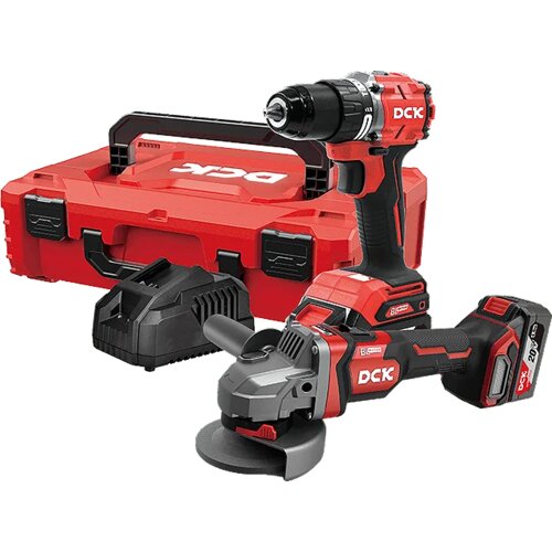 DCK KCKC04EK akumulatorski set alata KDJZ2060i + KDSM04-125, sa 2x4.0Ah baterije i punjačem, u koferu Cene