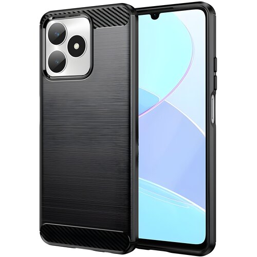 Techsuit Futrola Carbon Shield TPU za Realme C51/Narzo 50 - Crna Cijene
