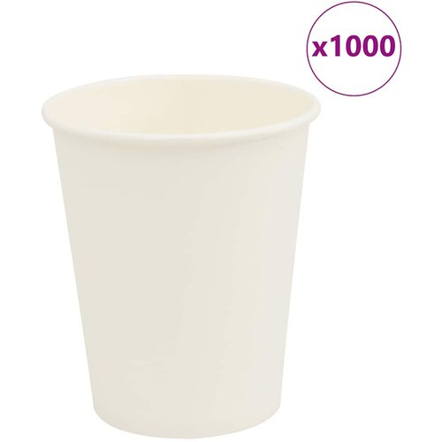  Papirnate &amp;scaron;alice za kavu 1000 kom 8 oz 200 ml bijele Slike