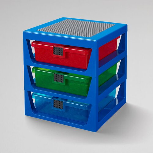 Lego Plavi organizator s 3 ladice za odlaganje LEGO&reg; Cijene