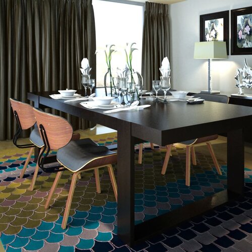 The Living Store Jedilni stoli 4 kosi ukrivljen les in umetno usnje - Jedilni Stol, (21663046) Cene