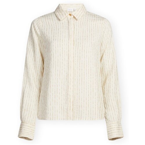 Vila Srajce & Bluze Addie Shirt - Birch/Tapenade Bež Cene