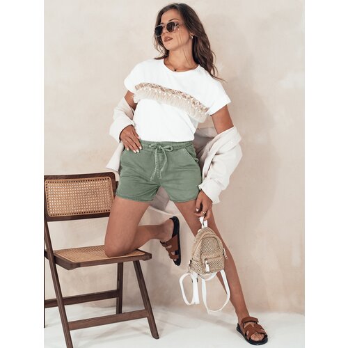 DStreet Spodenki damskie CITYCHIC oliwkowe Cene