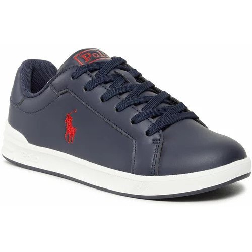 Polo Ralph Lauren Superge RF104275 Navy Smooth W/ Red Pp