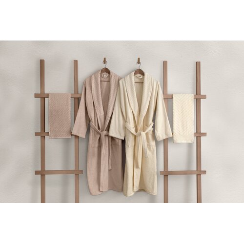 L'essential Maison Set bade mantila sa peškirima 1062A-047-1, Krem Cene